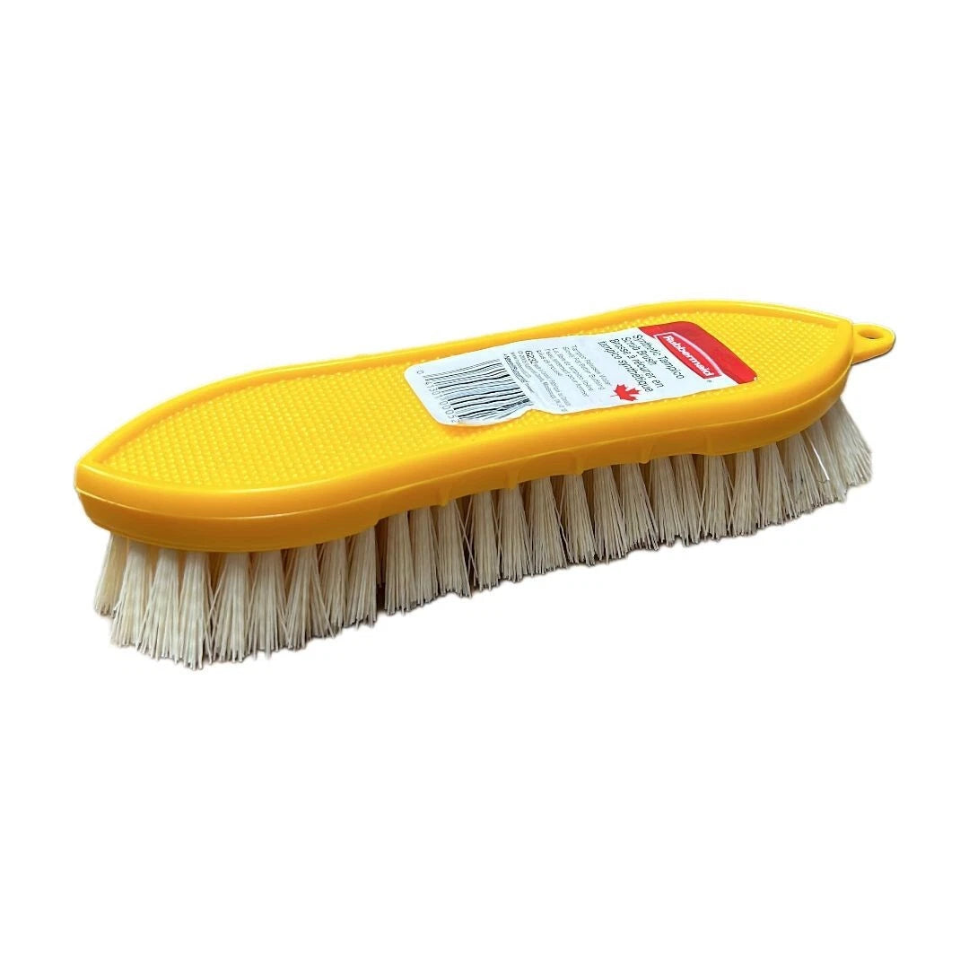 Rubbermaid Sharknose Scrub Brush Pro Plus Cleaning Flat Handle 2 PACK