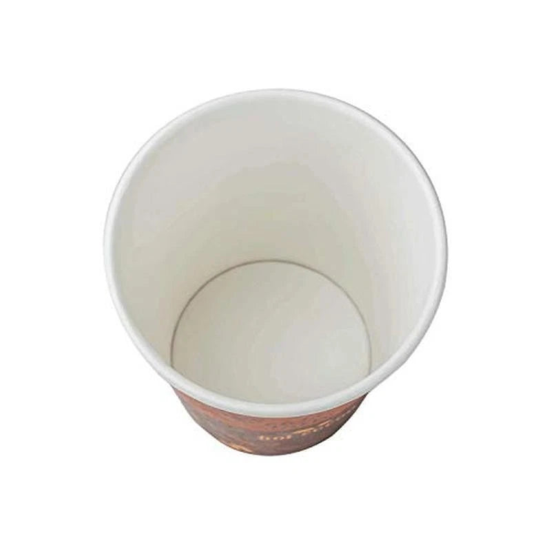 12 oz Disposable Paper Cups Coffee Bean Design for Cold/Hot Drinking 50-500 Pack