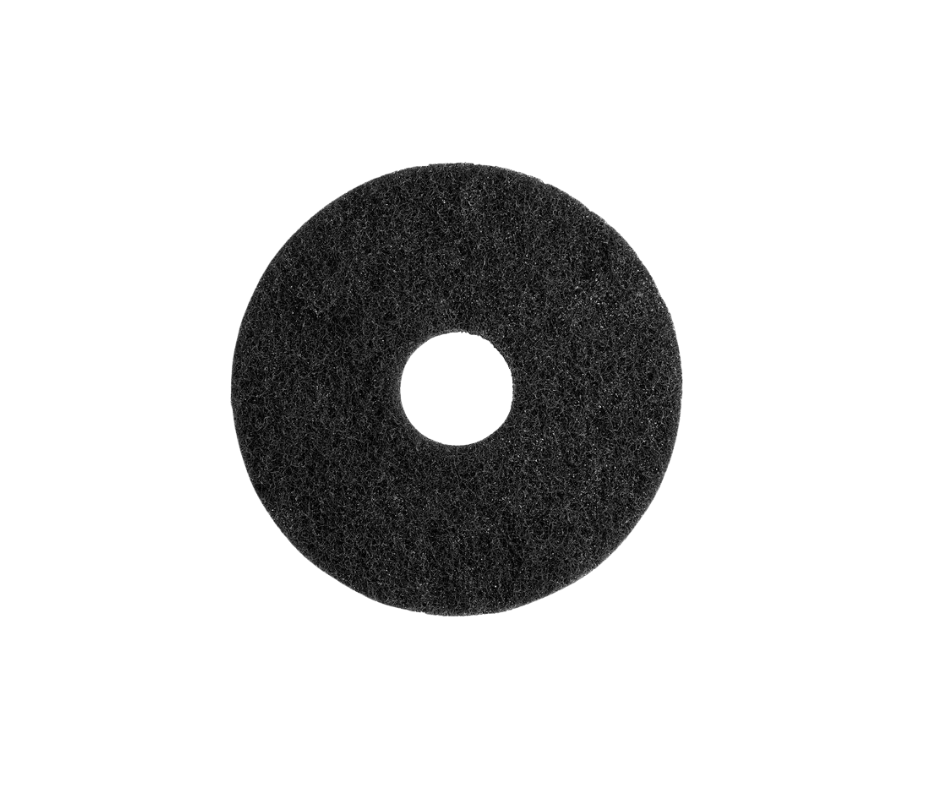 13" Black Stripping Floor Machine Pad(1)