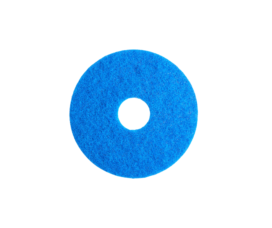 13" Blue Cleaning Floor Machine Pad (1)
