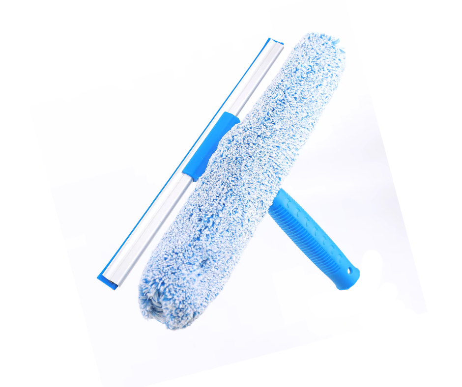 14" Squeegee with Strip Washer Sleeve