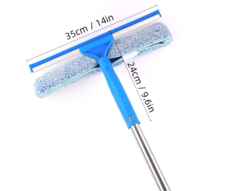 14" Squeegee with Strip Washer Sleeve