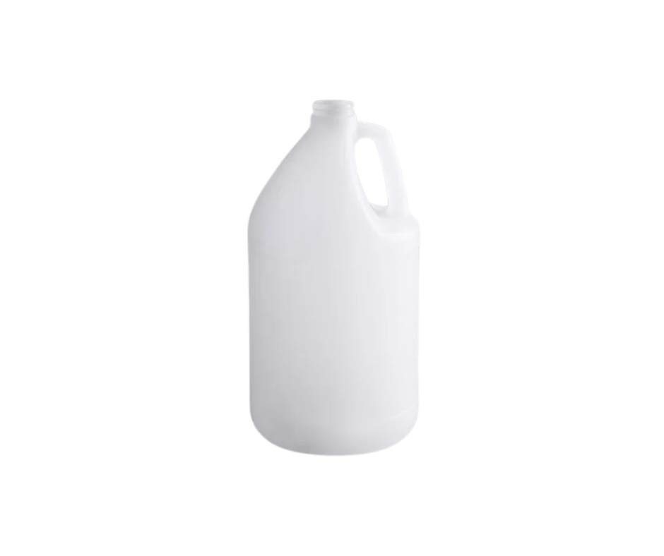 Empty  Gallons  (128 oz.) Translucent HDPE Industrial Round Jug