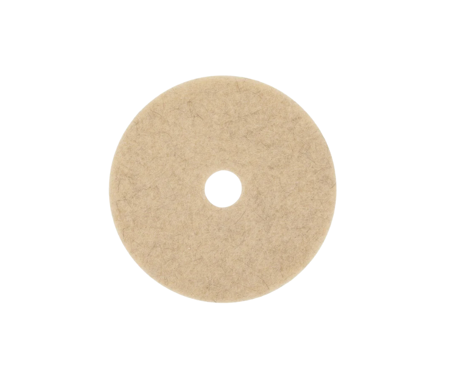 Natural Tan Hog hair scrubbing pad 20"  (1)