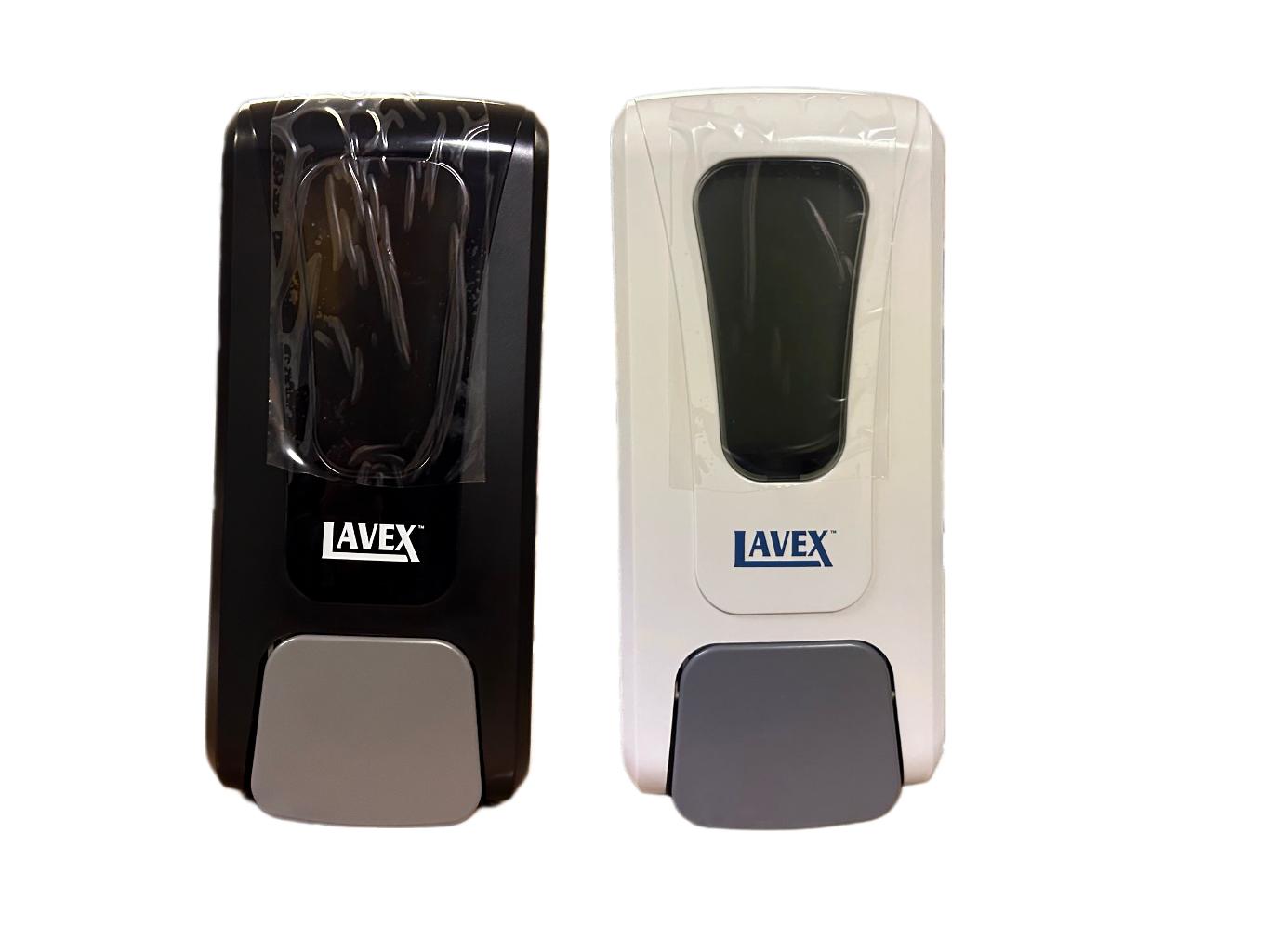 34 fl oz 1000 mL White Manual Liquid Soap  Sanitizer Dispenser