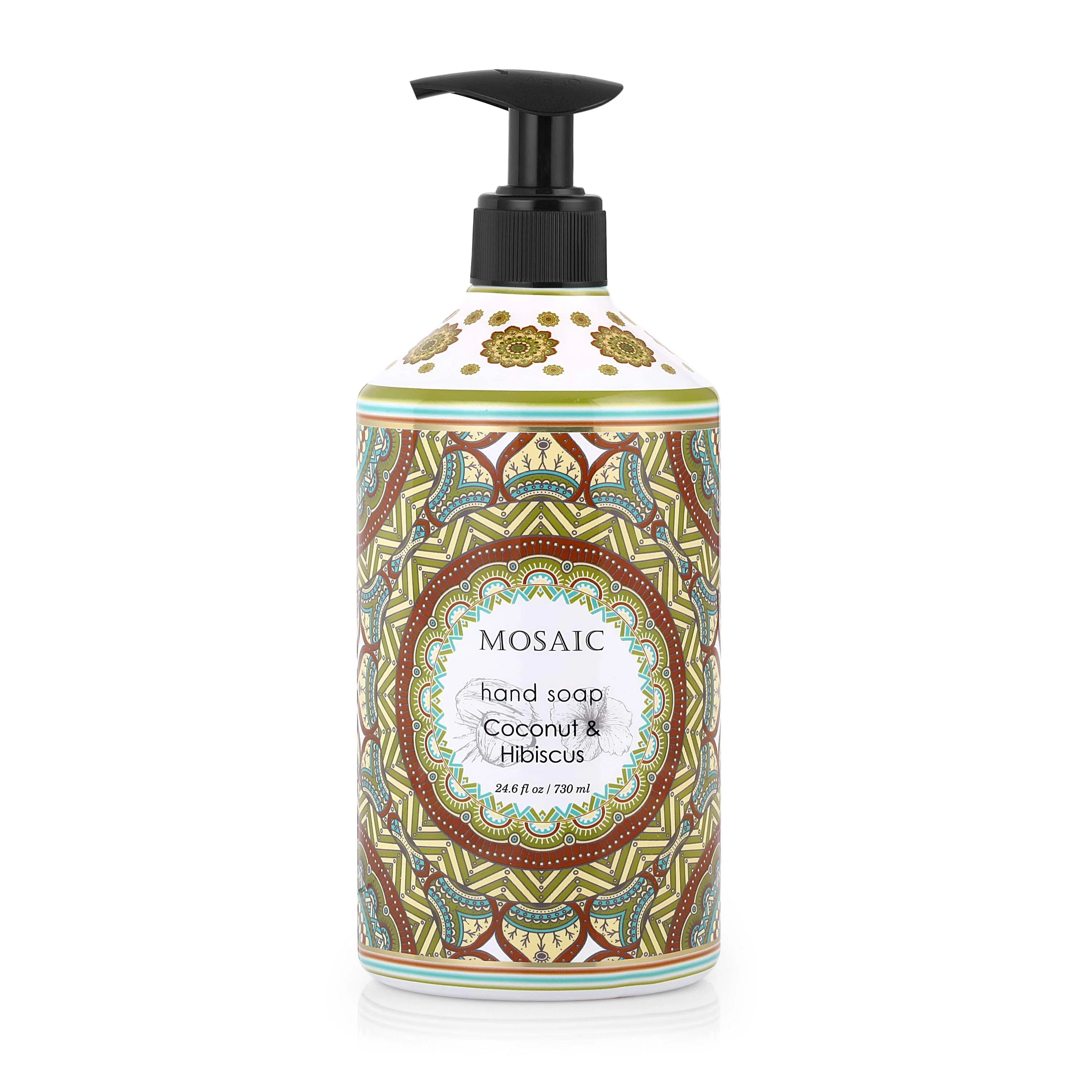Mosaic hand soap (COCONUT & HIBISCUS)