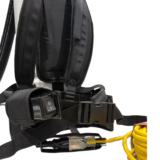 Backpack Vacuum 6 qt HEPA filtration Brand Max Force