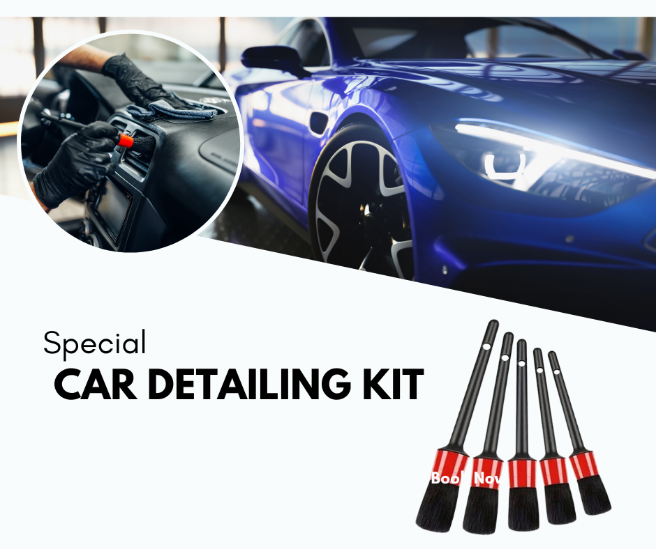 5 pcs Car Detailing Brush Kit