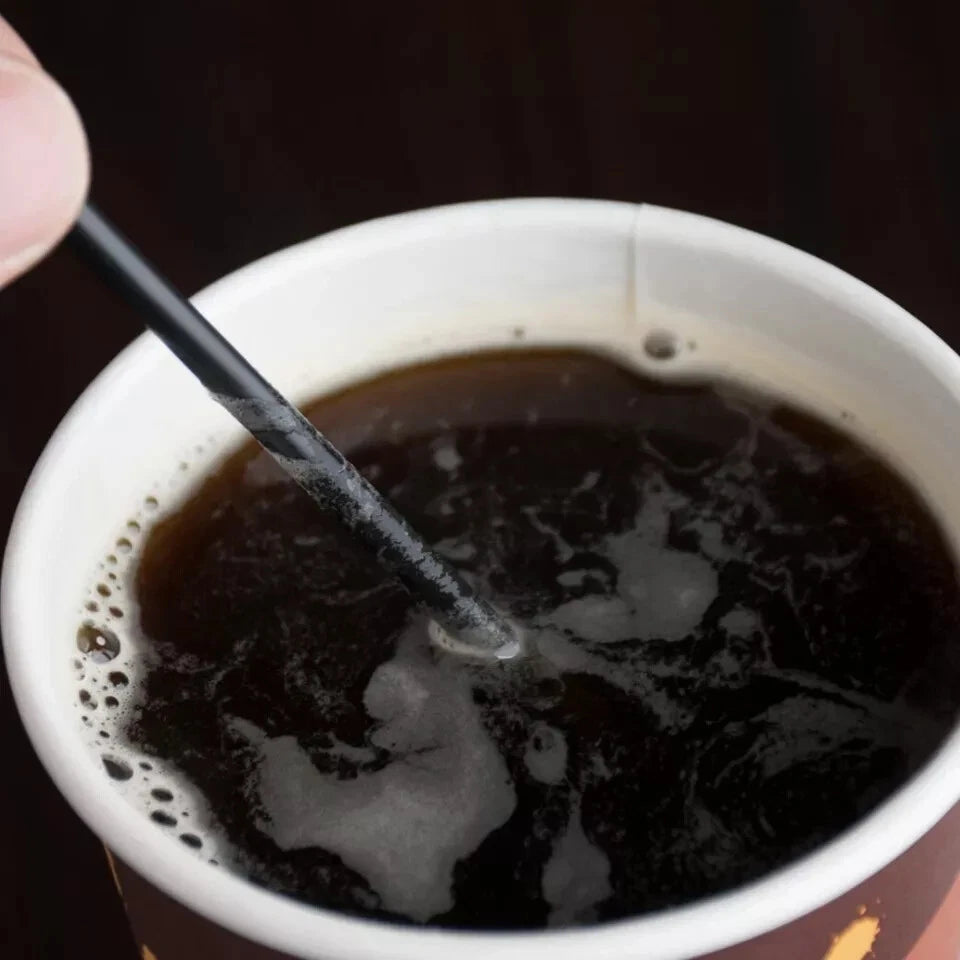 1000 Ct Stirrers Plastic Coffee Bar Straw Cocktail Sip Sticks Straws 4.5"