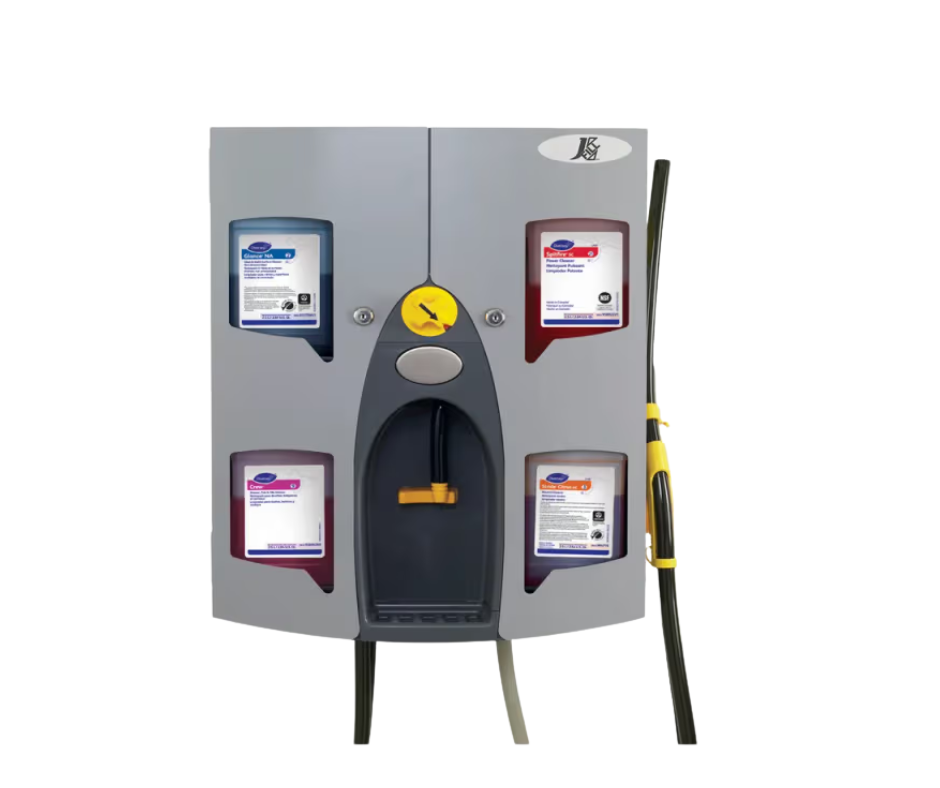 Diversey J-Fill  Quattro-Select Chemical Management SystDem  Four Dispenser, Air Gap, 2.5 L