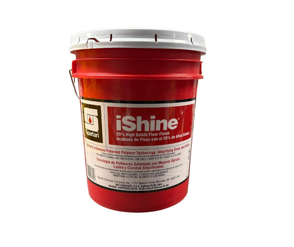Spartan iShine Floor Finish 5 GAL 25% High Solids Pail