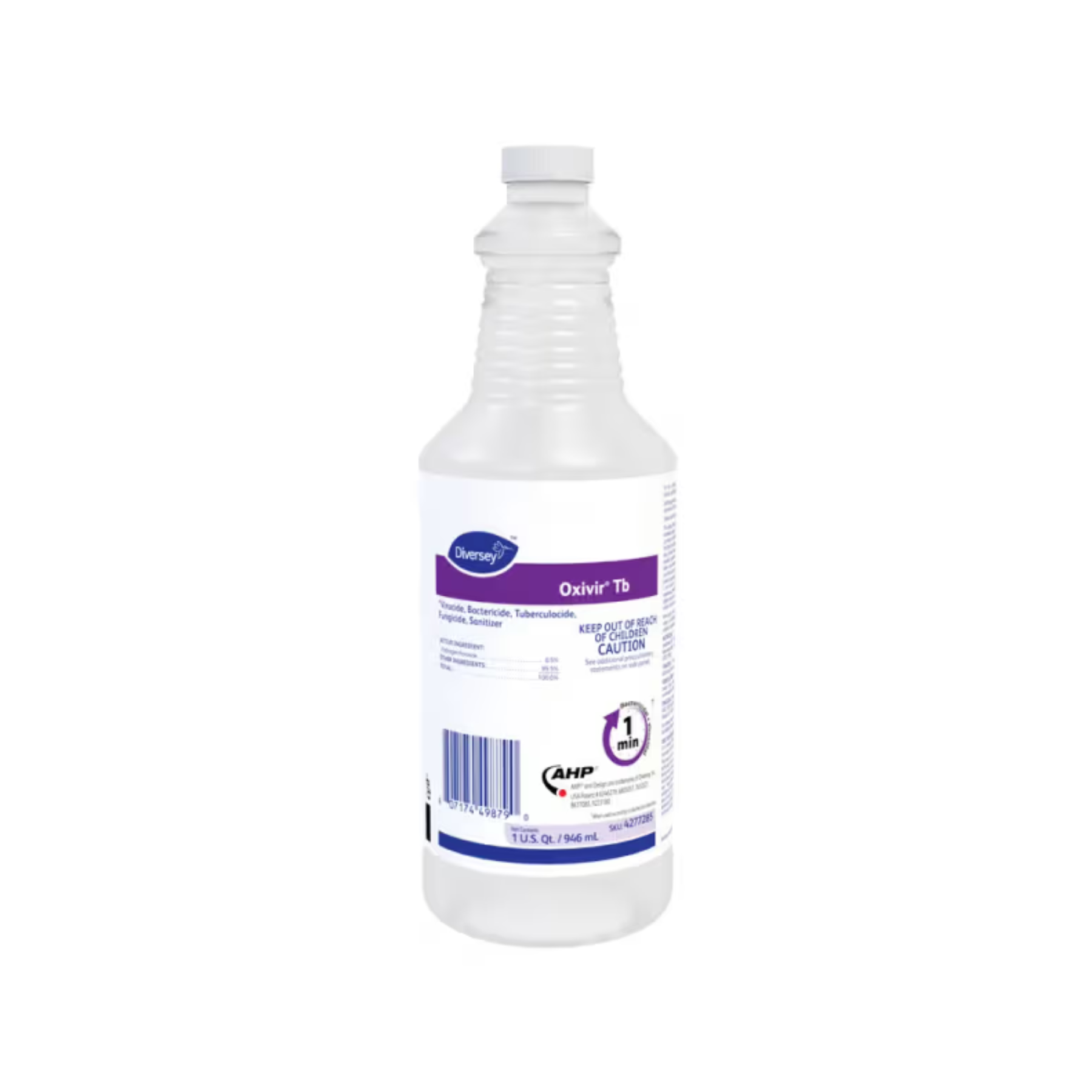Oxivir Tb  Disinfectant 1 QT Hydrogen Peroxide  12/Case