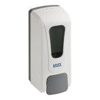 34 fl oz 1000 mL White Manual Liquid Soap  Sanitizer Dispenser