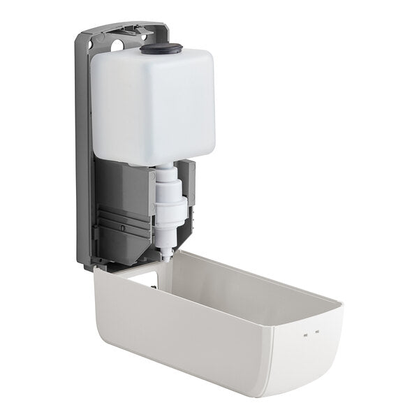 34 fl oz 1000 mL White Manual Liquid Soap  Sanitizer Dispenser