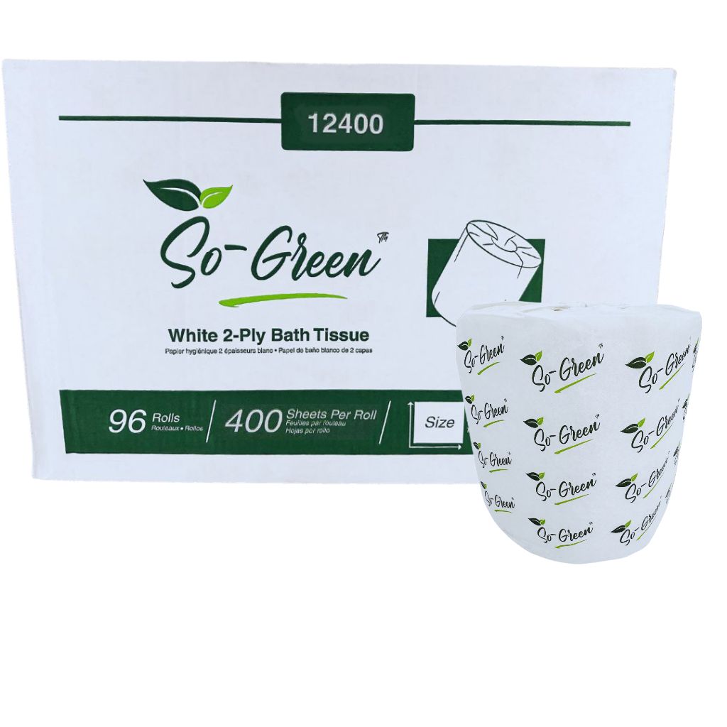 2 PLY ROLL BATH TISSUE 96/400 SHTS