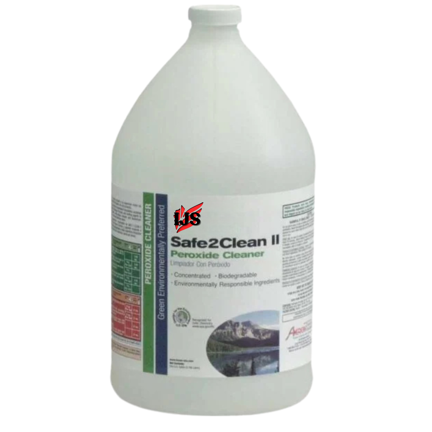 IJS Safe 2 Clean II Peroxide Cleaner Fragrance Free 1 Gal 4/CASE