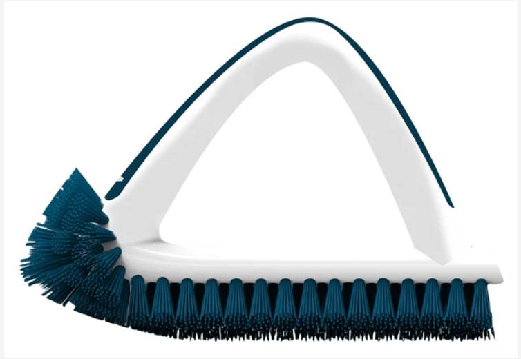 Unger  Grout and Corner Scrubber, Blue Bristle