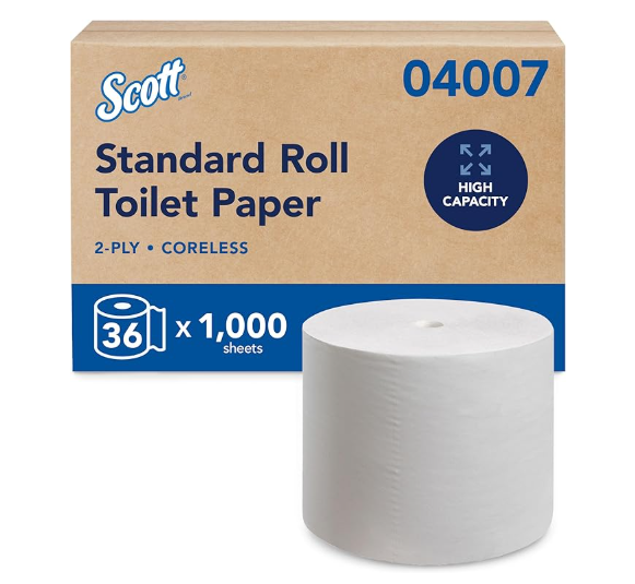 Scott Coreless Roll Toilet Paper 36/CASE  4007