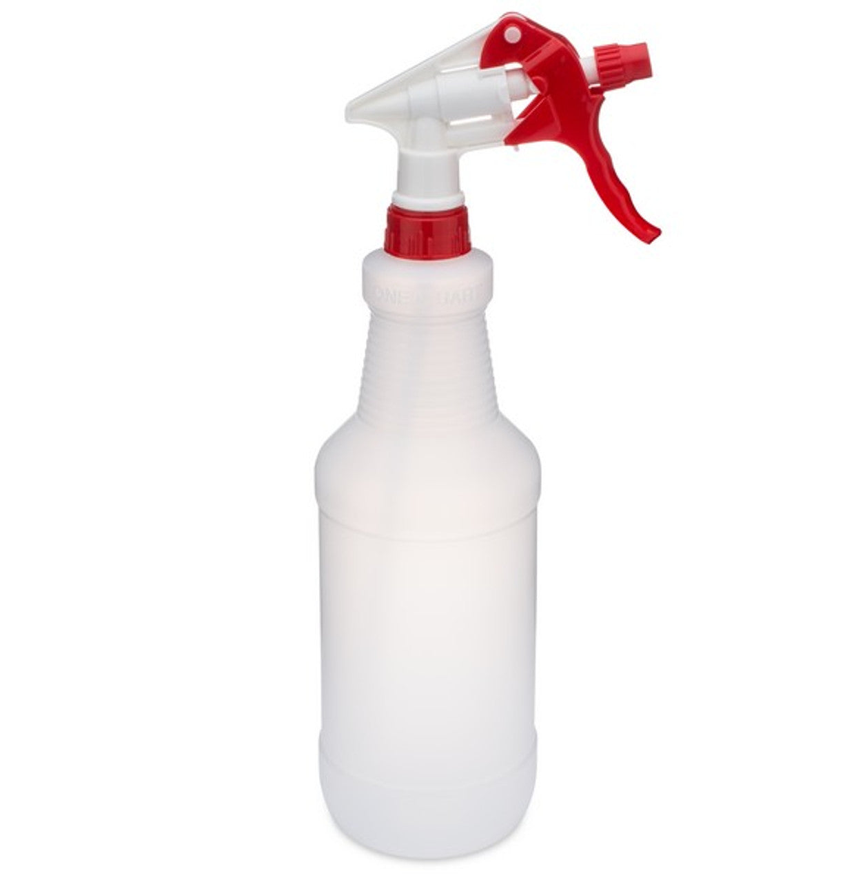 Spray Bottles 32 oz Natural HDPE Plastic Spray Bottles (Red/White Trigger