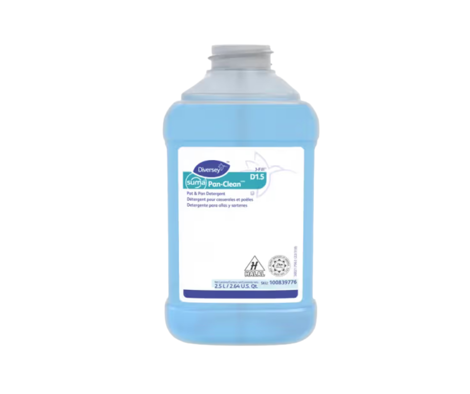 DIVERSEY Suma  Pan-Clean Floral Manual Pot & Pan Detergent 2.5 L Liquid Kosher For J-Fill 2/Case