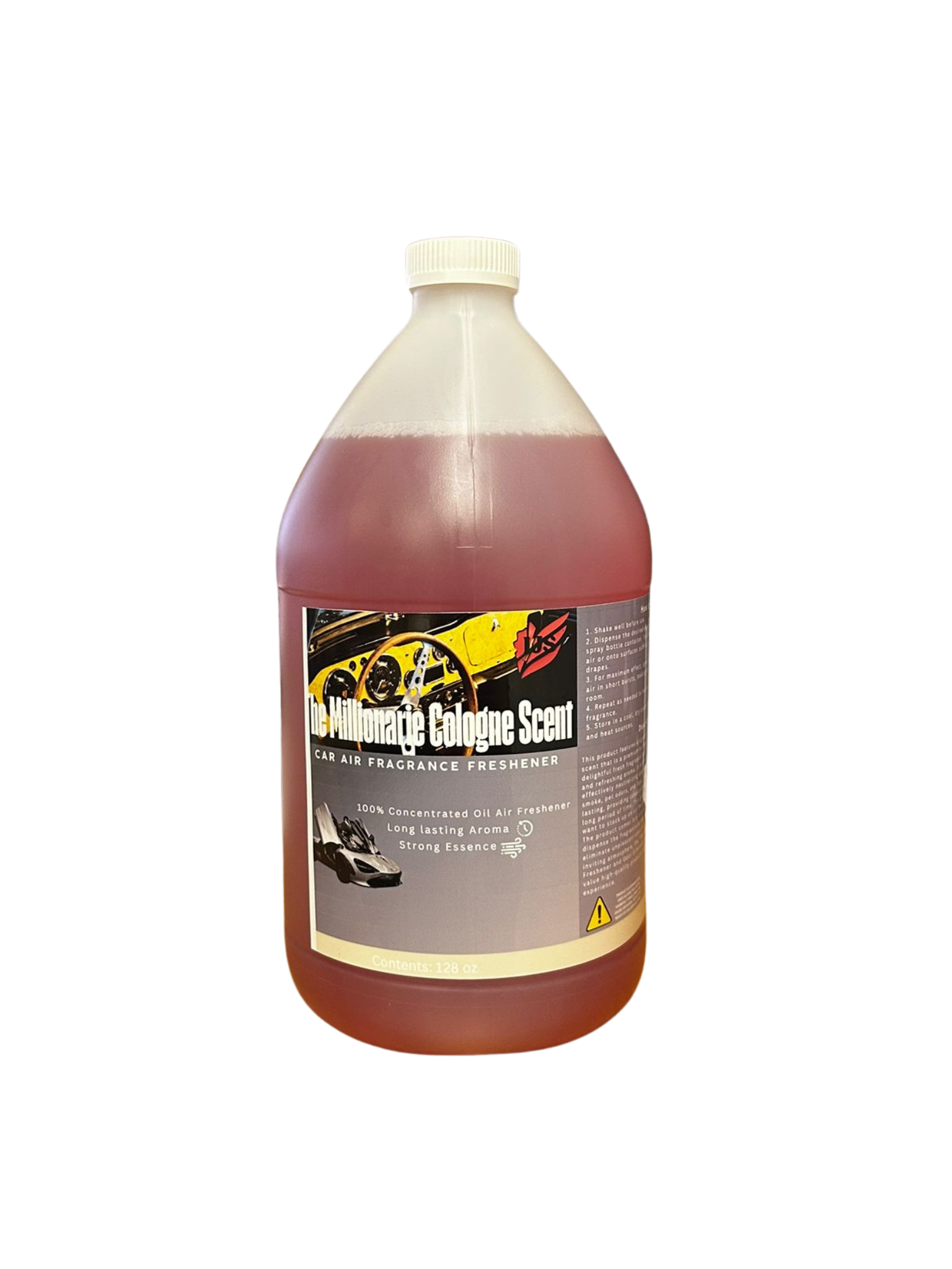 The Millionarie Cologne Scent Air Freshener Odor Eliminator Car Fragrance 1 Gal