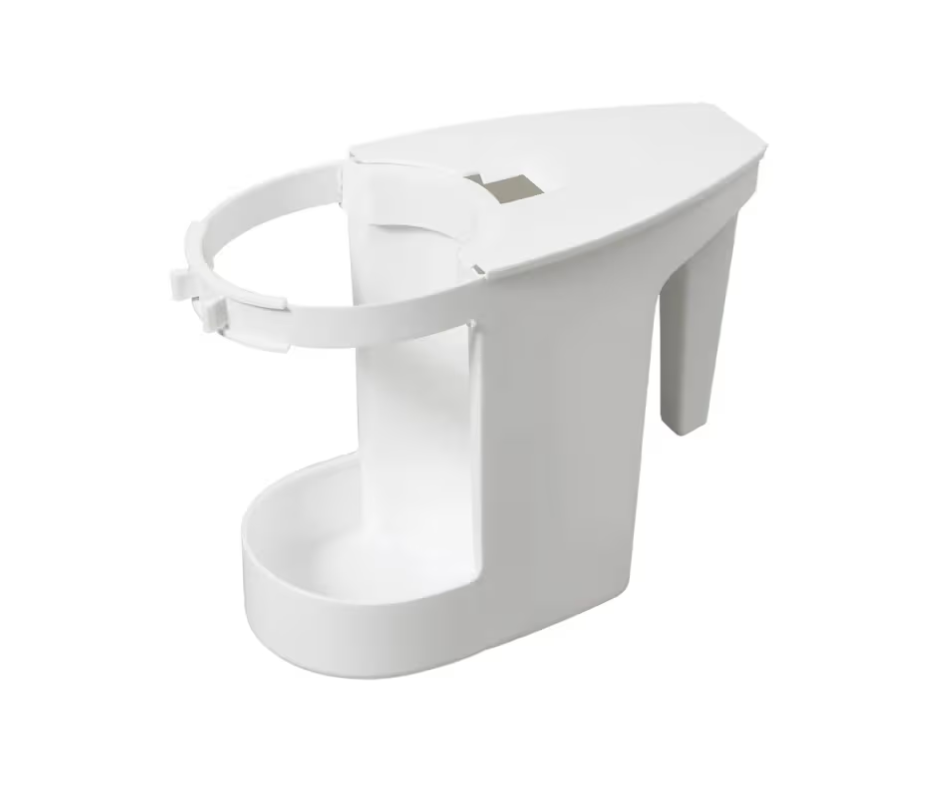 Toilet Bowl Mop Caddy White 1/Each