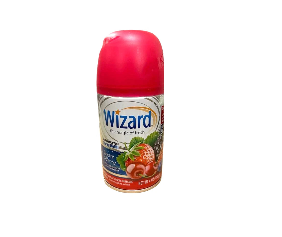 Wizard • Automatic Spray Refill • CHERRY BERRY (4 oz) 1 PACK