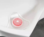 Urinal Screen with Cherry Block - 10/Case LOW ODOR