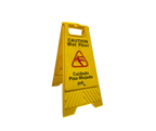 Yellow Wet Floor  Sign  25" BiLingual