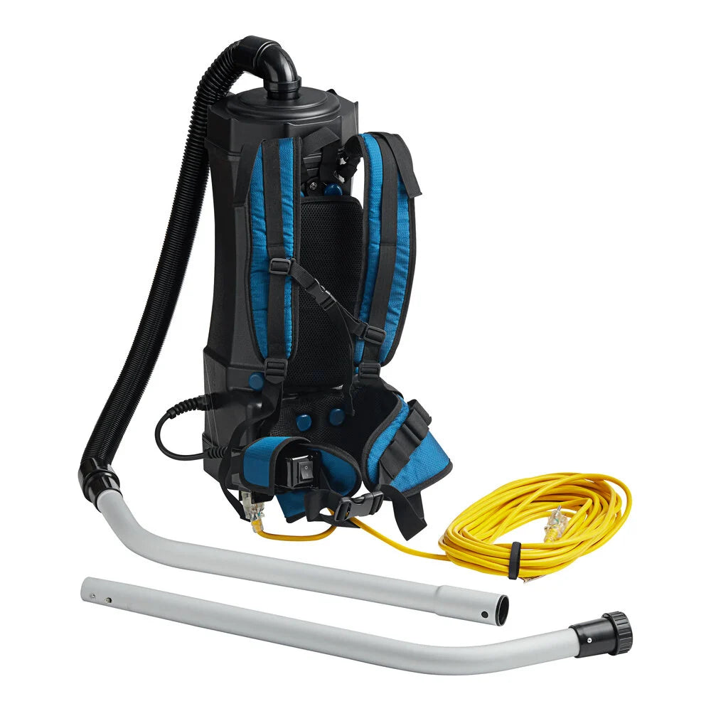 Backpack Vacuum 6 qt HEPA filtration