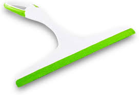 Shower Squeegee Comfortable grip handle (Green)