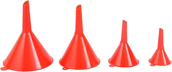 Funnel Funnel Set, 4 Piece, Includes 3/4, 2, 5 And 10