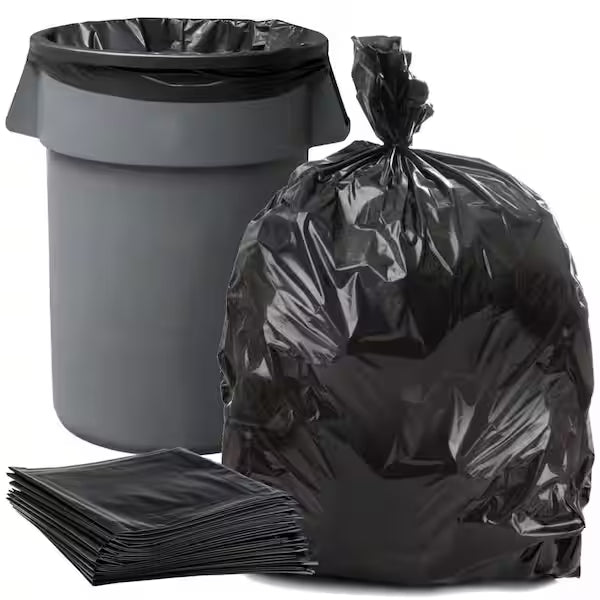 Trash bags #3988 BLACK GARBAGE BAGS HEAVY 58-60  GAL /100