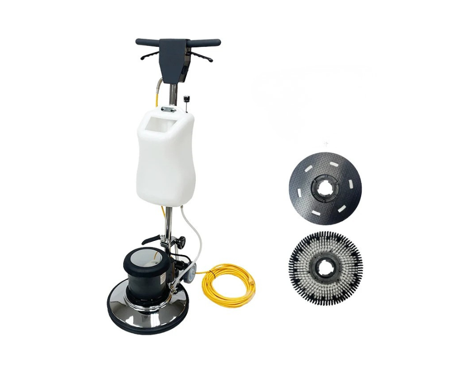 20 Single Speed Rotary Floor Machine with 2 Gallon Solution Tank - 175 RPM