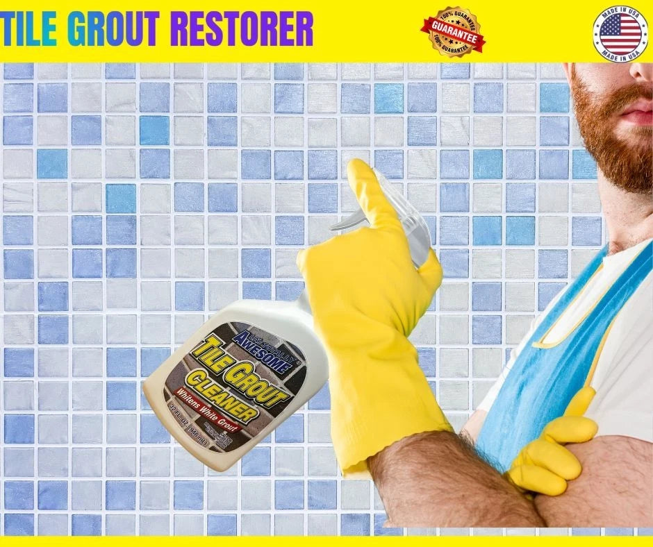 2 PACK- LA's Totally Awesome Tile Grout Cleaner, Whitens White Grout! (32 Fl Oz)