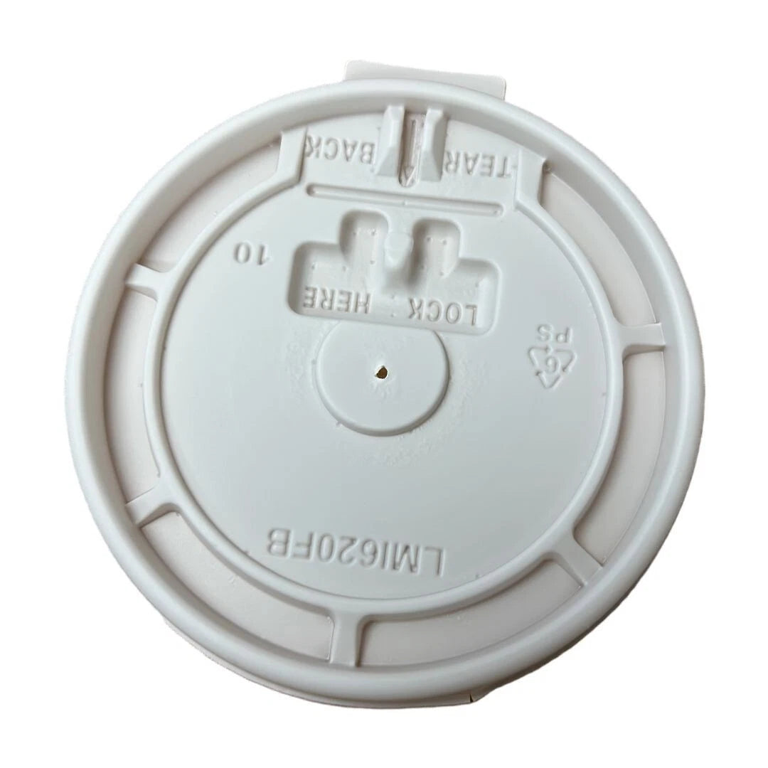 12 oz to 20 oz Disposable Coffee Bean Design Cold/Hot Drinking Coffee Tea Lids