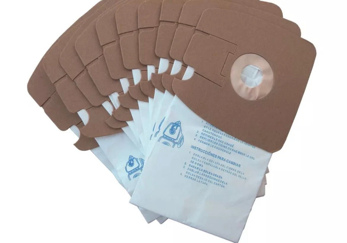 9 Eureka Allergy Mighty Mite Style MM Bags,canister Limited, Sanitaire V- 9/pk