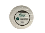 Choice Disposable Paper Plates, Plain, 9 in, 200 Count