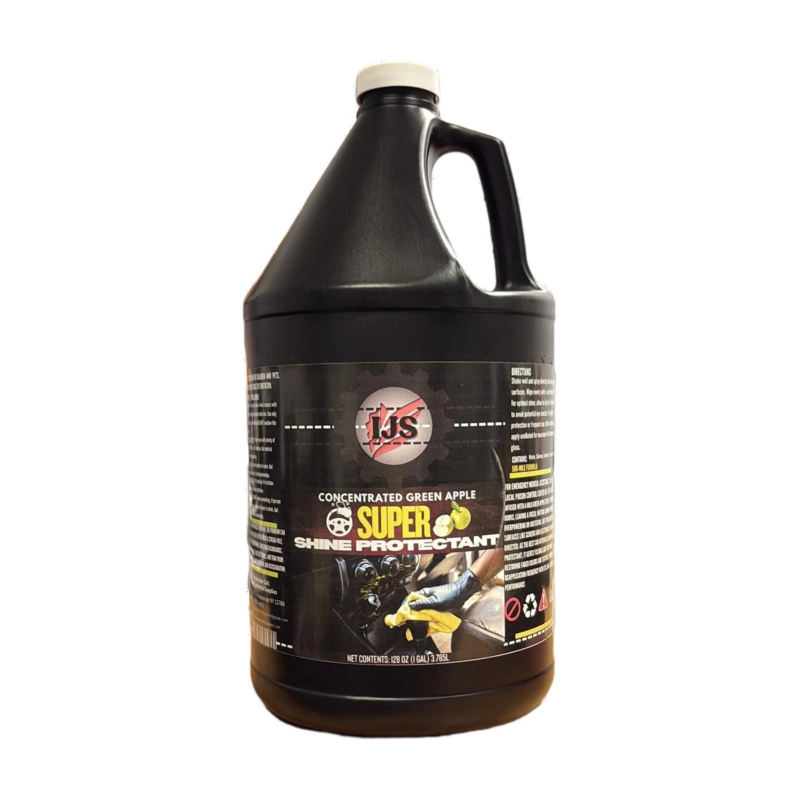 Super Shine Protectant Car Interior Cleaner, UV Protect Apple Scent 1 Gal