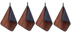 Car wipe Rag cleaning towel Pink 4 Pcs  Brown 4 Pcs