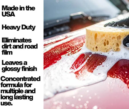 Car Wash Soap: Heavy-Duty High Foam Streak-Free Shine
