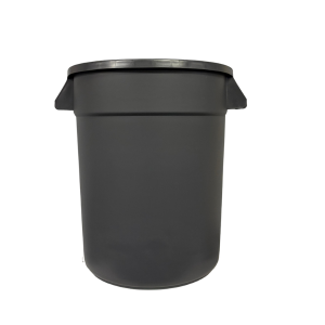 20 Gal Round Garbage Can (Grey)