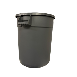 20 Gal Round Garbage Can (Grey)