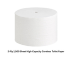 Tork OptiServe T5 2-Ply 1,500 Sheet Coreless Toilet Paper Roll - 18/Case